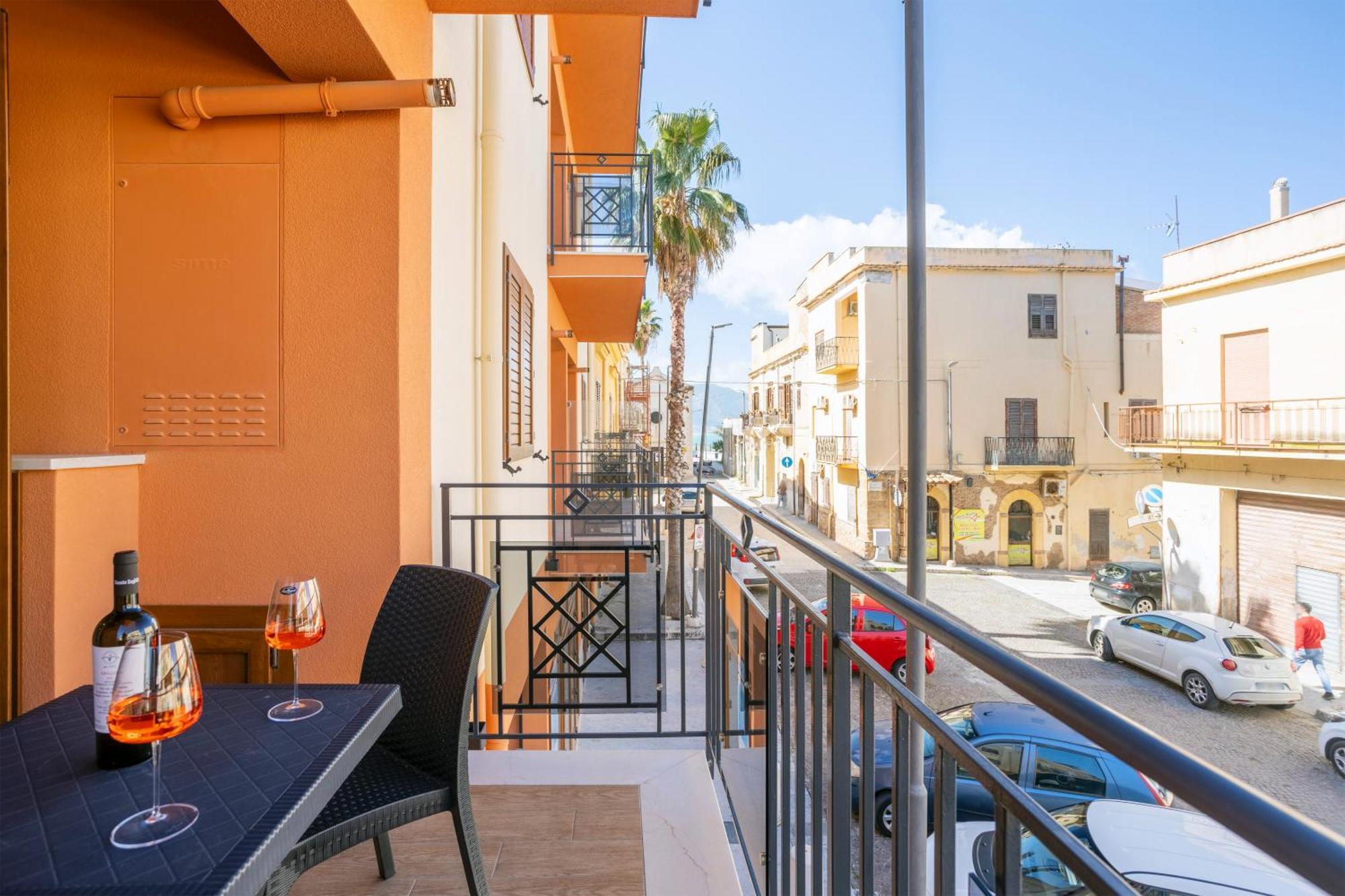 Azzurra Apartments Balestrate Kültér fotó